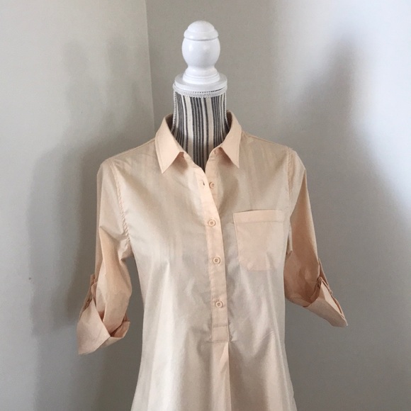 Women’s Peach Shirt Dress - Picture 6 of 8